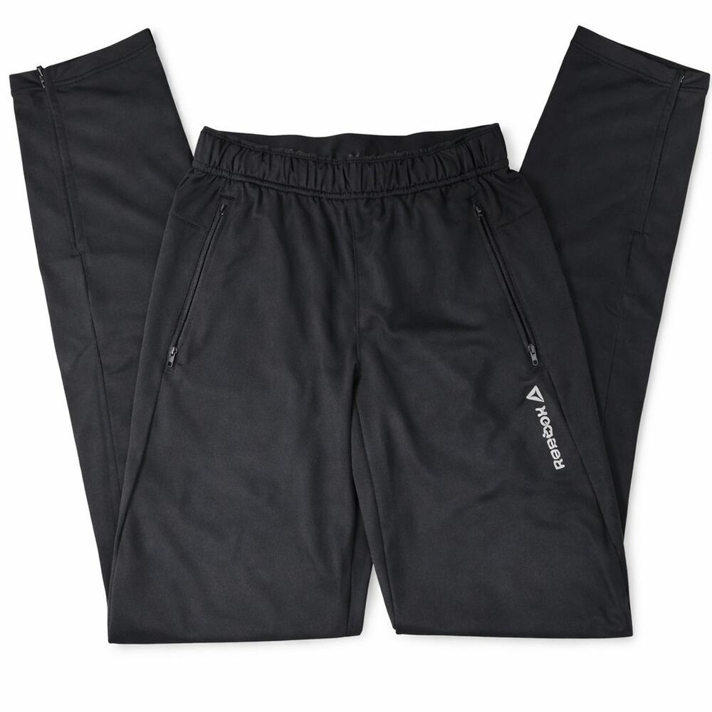 Reebok CrossFit PlayDry Training Pants Mens Small Black Slim Athletic